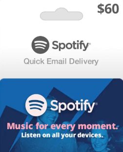 Spotify Gift Card USD 60