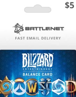 Blizzard Game Card USD 5