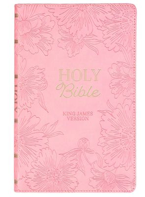 Blossom Pink Faux Leather Gift Edition King James Version Bible