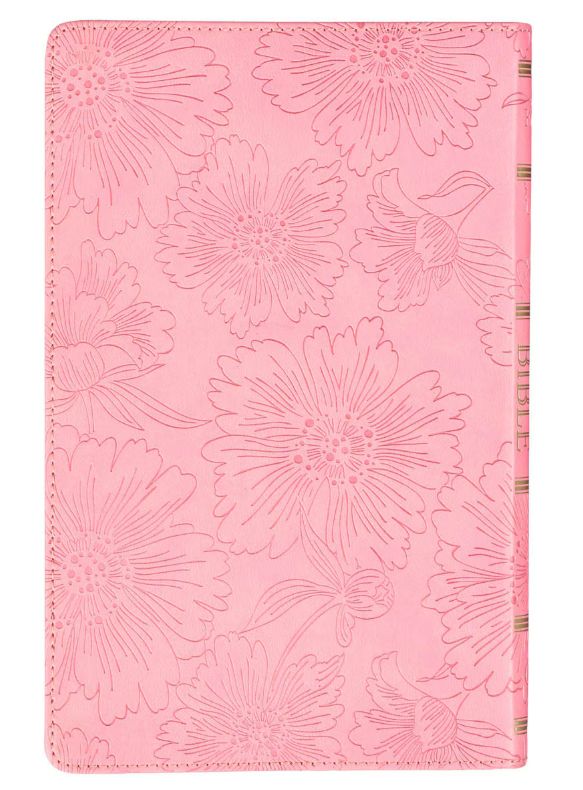 Blossom Pink Faux Leather Gift Edition King James Version Bible