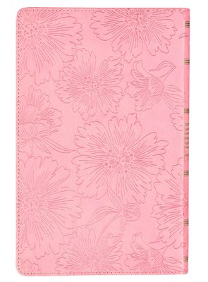 Blossom Pink Faux Leather Gift Edition King James Version Bible