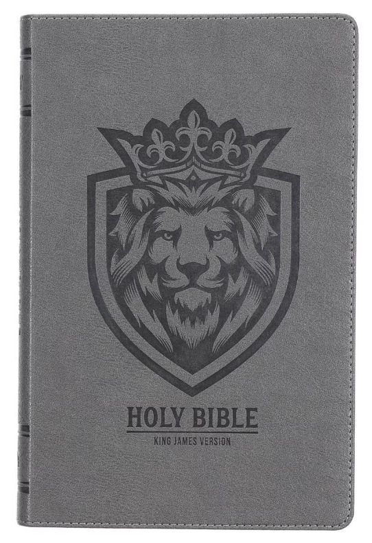 Charcoal Faux Leather Gift Edition King James Version Bible