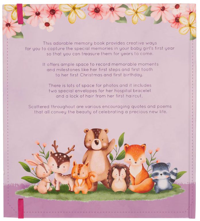 My First Year Hardcover Memory Book for Baby Girl