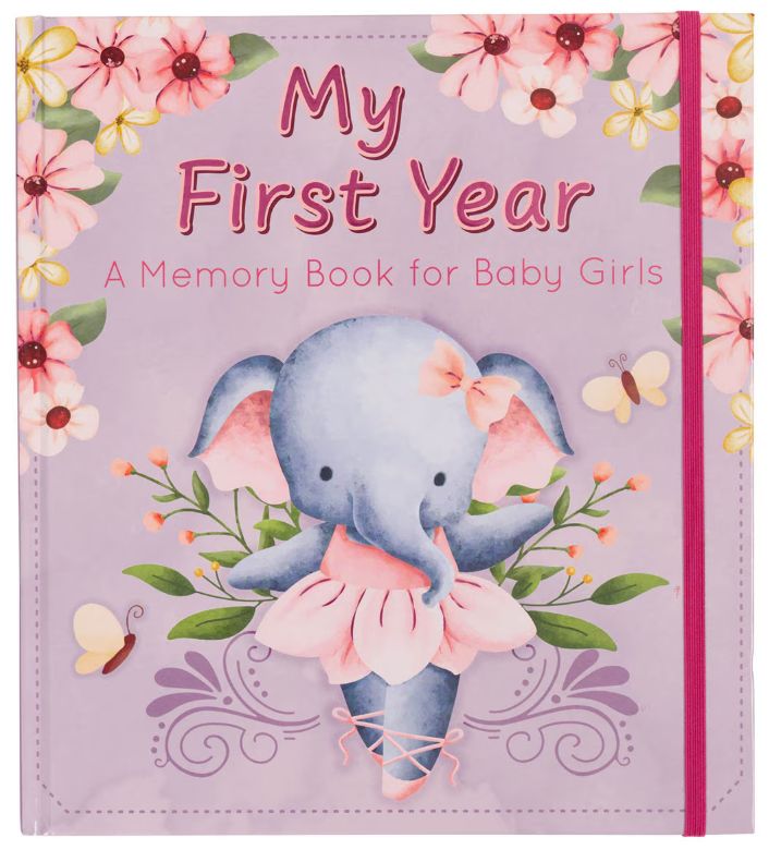 My First Year Hardcover Memory Book for Baby Girl