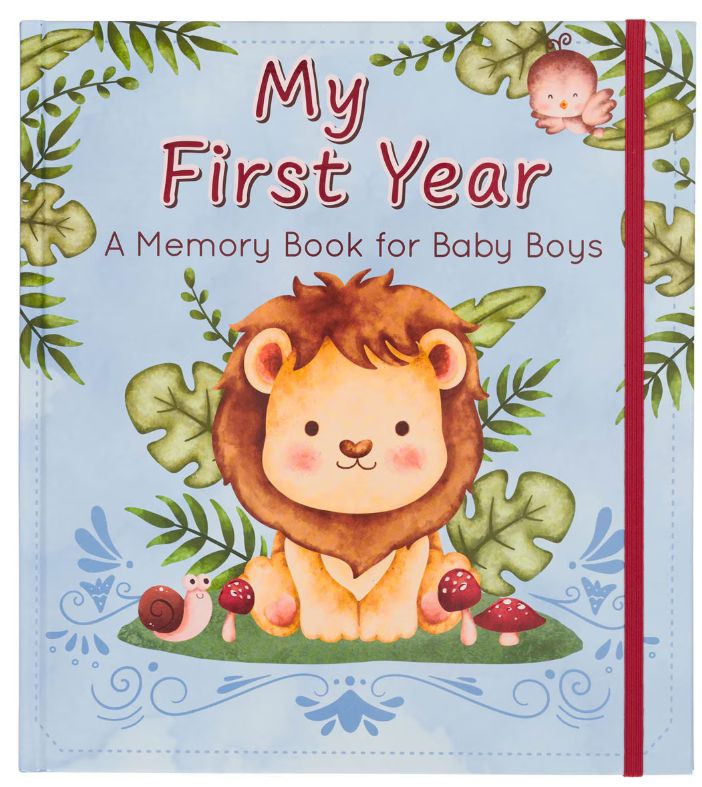 My First Year Hardcover Memory Book for Baby Boys