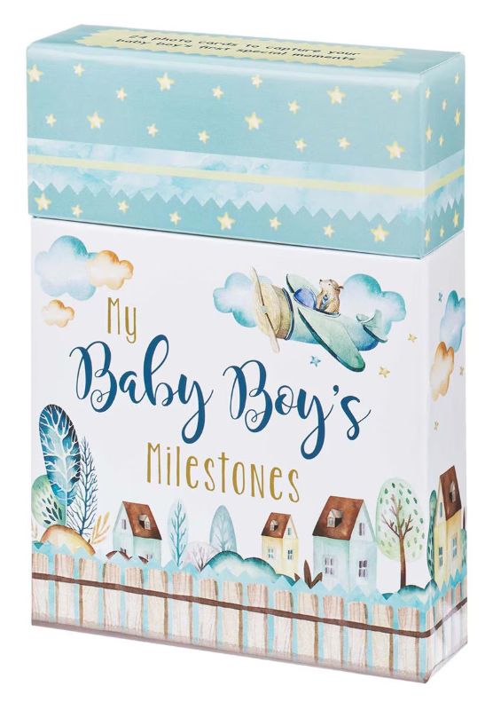 My Baby Boy's Milestone Cards