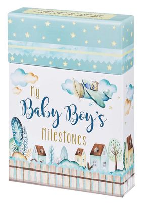 My Baby Boy's Milestone Cards