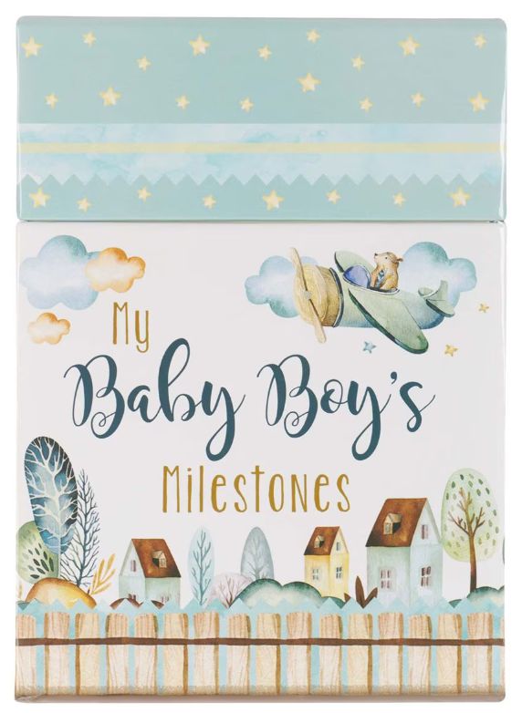 My Baby Boy's Milestone Cards