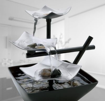 Homedics Tabletop Water Fountain, Home Décor Soothing Sound Machine