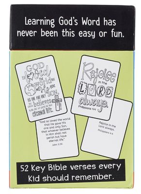 52 Bible Memory Verses Every Kid Should Know Coloring Cards for Kids