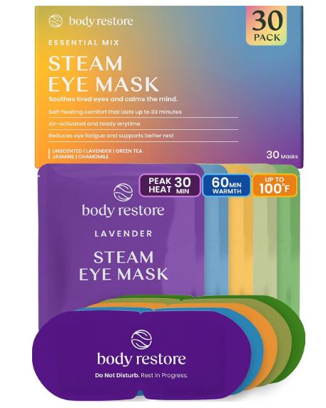 Body Restore Steam Eye Mask - Variety 5 Pack