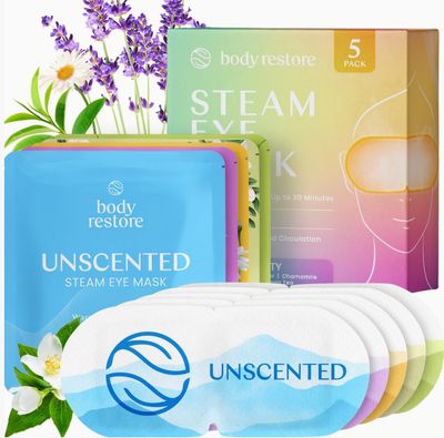 Body Restore Steam Eye Mask - Variety 5 Pack