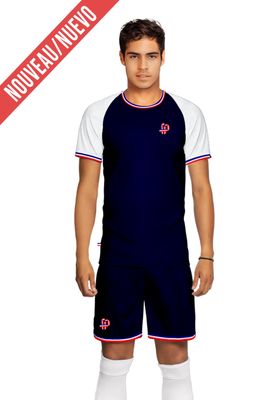 Ensemble/Conjunto - bleu marine et blanc - Homme/Hombre