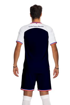 Ensemble/Conjunto - bleu marine et blanc - 100% microfibres polyester - Homme/Hombre