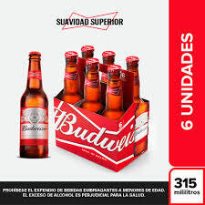 BUDWEISER BOTELLA X6