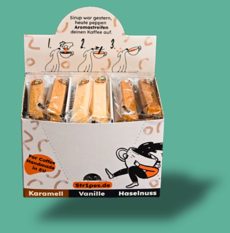 Thekendisplay  54 x Aromastreifen