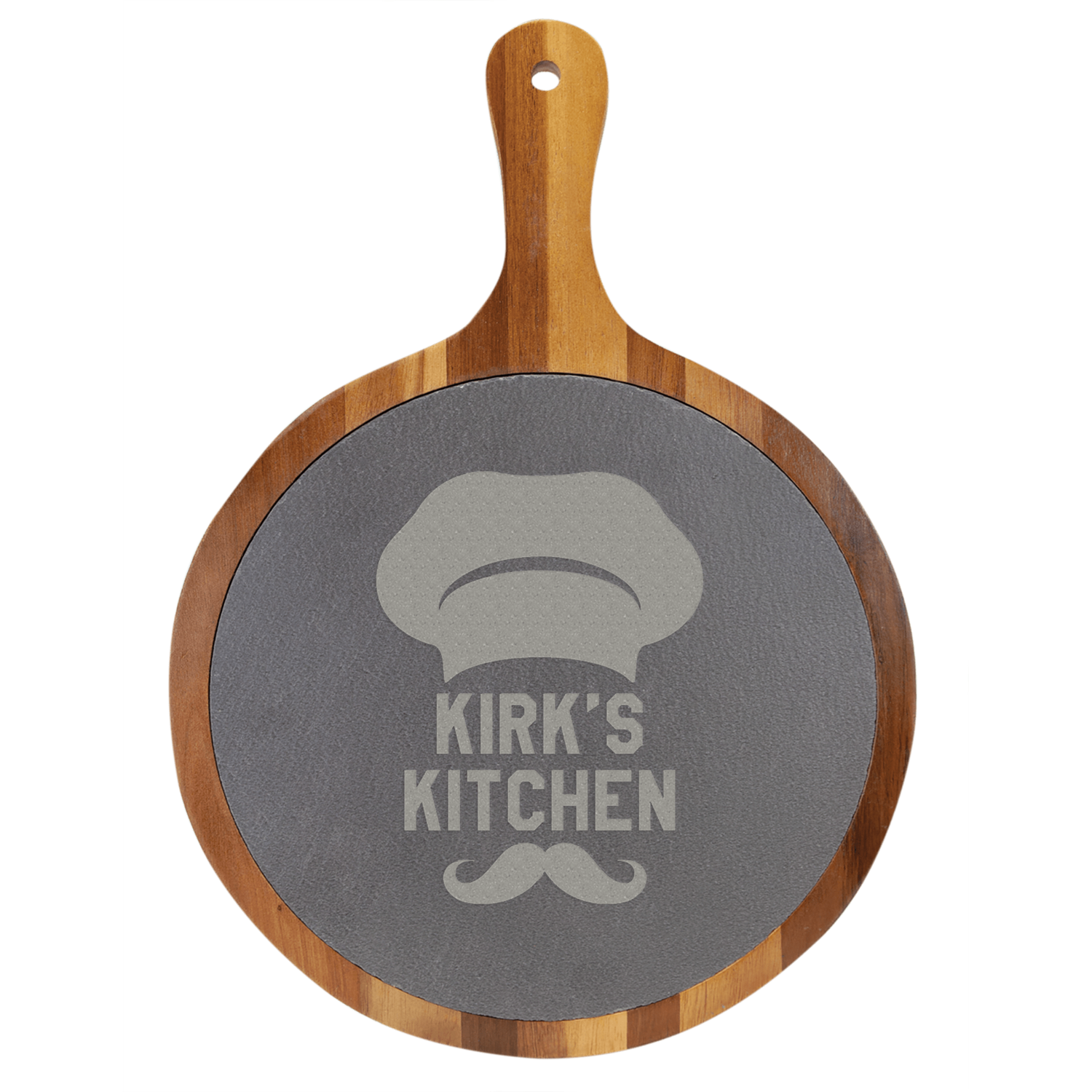Wood/Slate Serving Board 10 1/2&quot; x 14 1/2&quot;