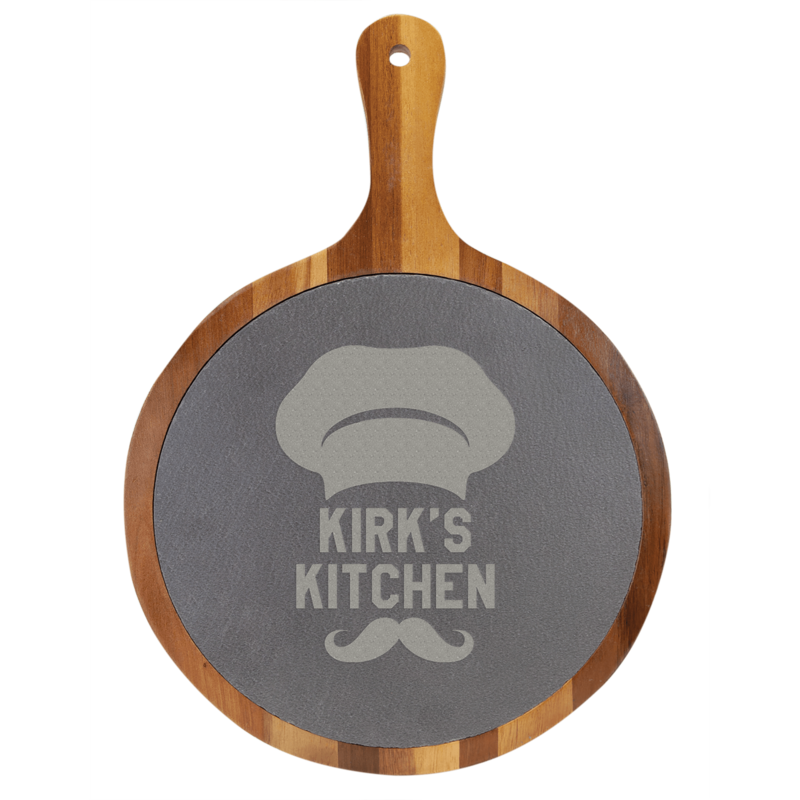 Wood/Slate Serving Board 10 1/2&quot; x 14 1/2&quot;