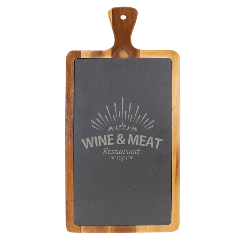 Wood/Slate Cutting Board 16&quot; x 7 3/4&quot;
