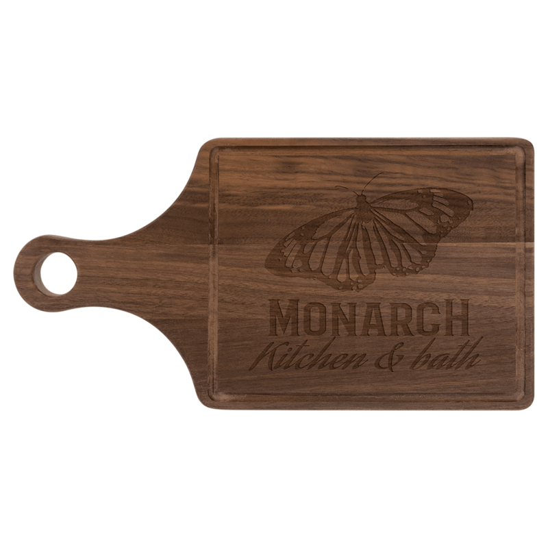 Paddle Shaped Cutting Board (Walnut or Maple) 13 1/2&quot; x 7&quot;