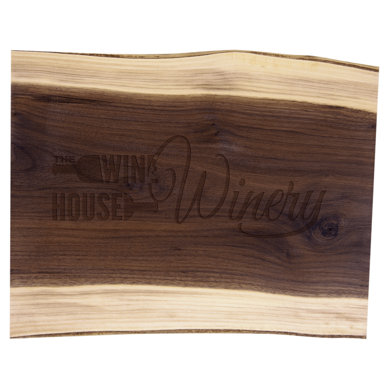 Black Walnut Cutting and Charcuterie Board 15 x 11 1/2&quot;