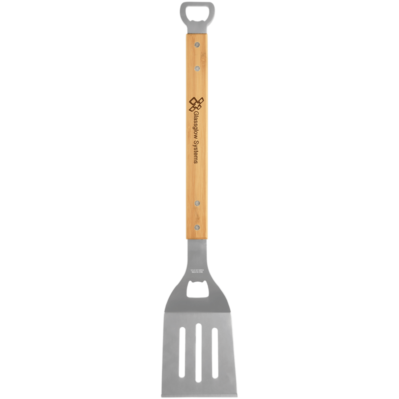 Bamboo Barbecue Spatula with Bottle Opener