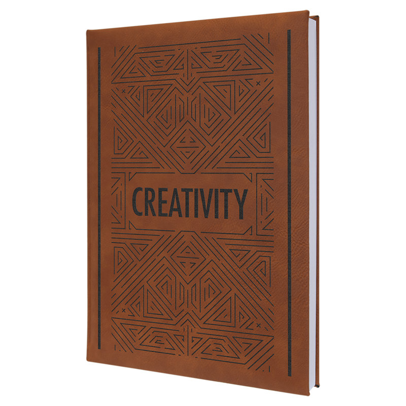 7&quot; x 9 1/2&quot; Leatherette Journal with Lined Paper