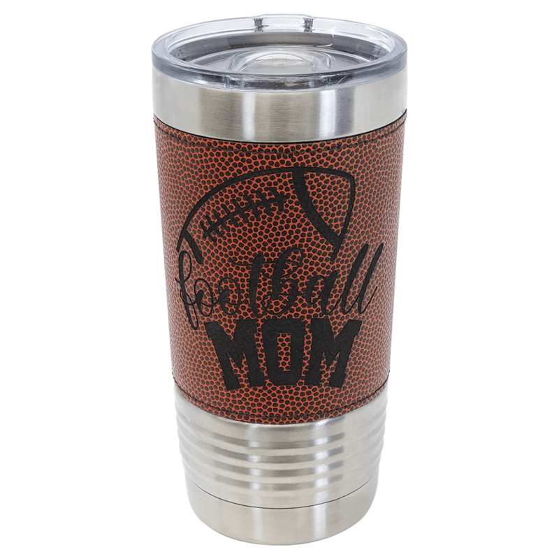 Stainless Football Tumbler (20oz)