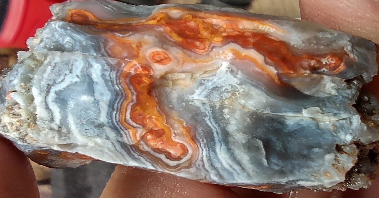 Rough Tumbling Bulk Rosebud Agate