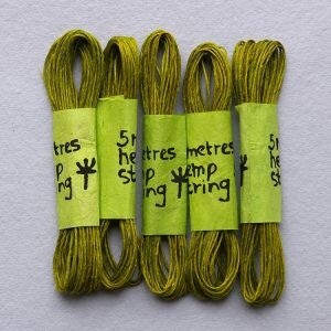 GT Khadi Lime Hemp String Sgl