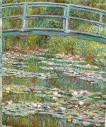 NB Claude Monet Mini Bridge over Pond W/Lillies