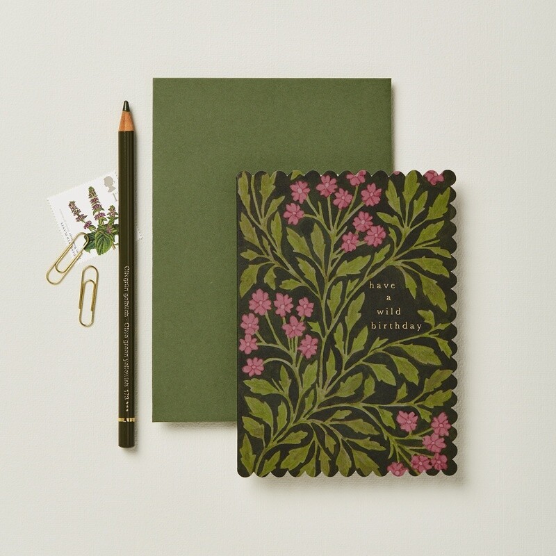 GC Green Flora Wild Birthday x 6