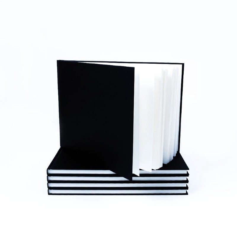 NB A5 Land Blk Cloth Sketch Book