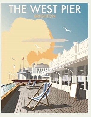 PT West Pier Brighton (27.8cm x 40cm)