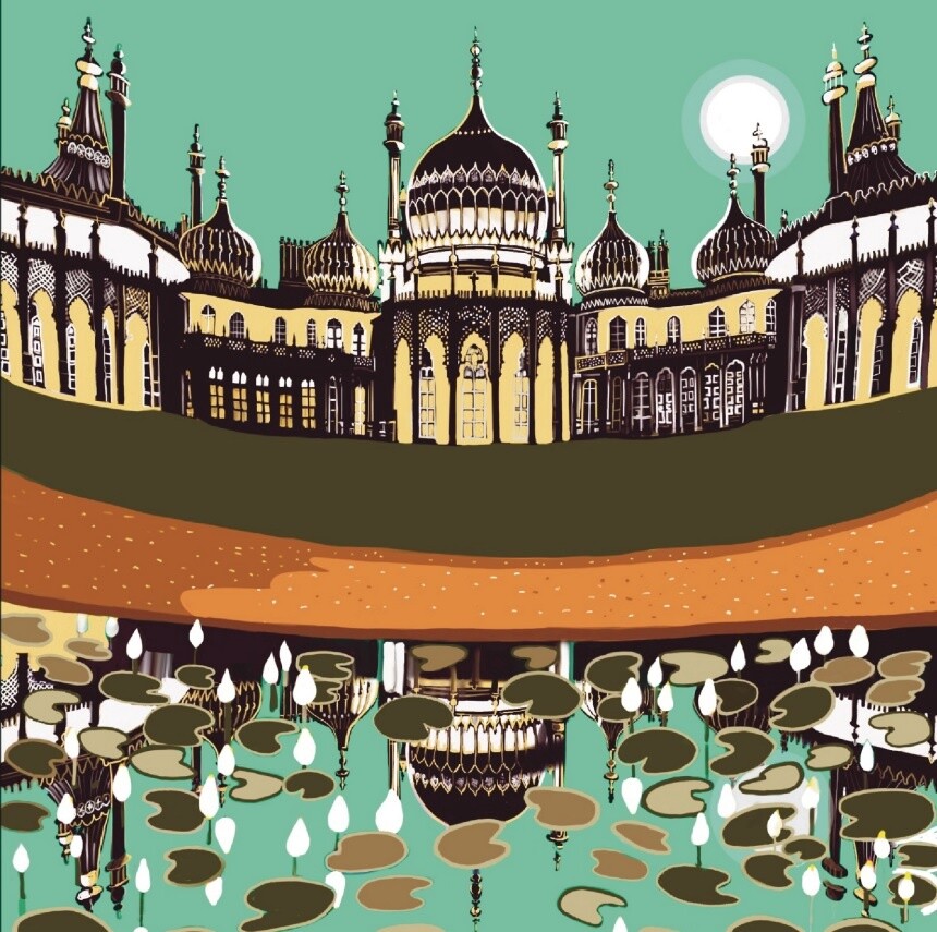 GC TSH The Brighton Pavilion at Night UPC PVLN2
