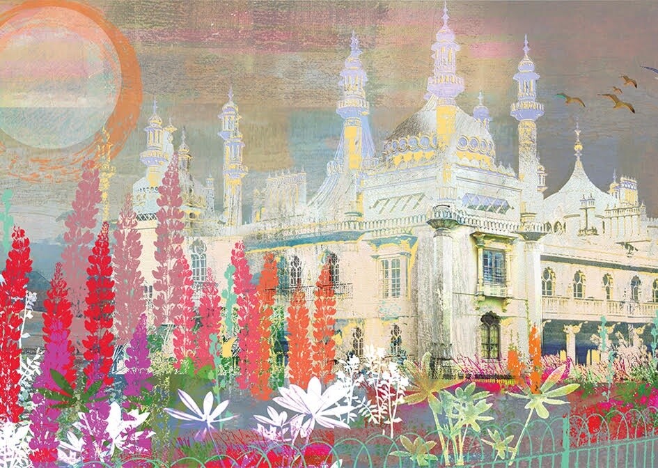 GC  Sarah Jones Pavilion Gardens Greetings Card