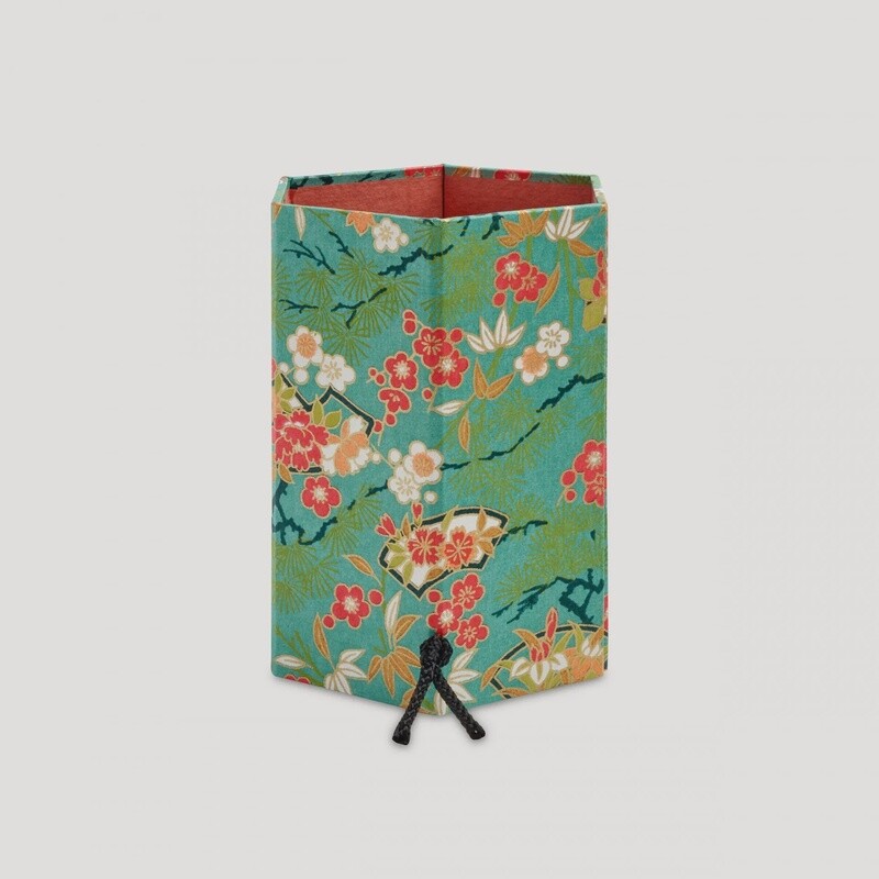 ST Pen Pot collapsible Orange blossom teal (3)