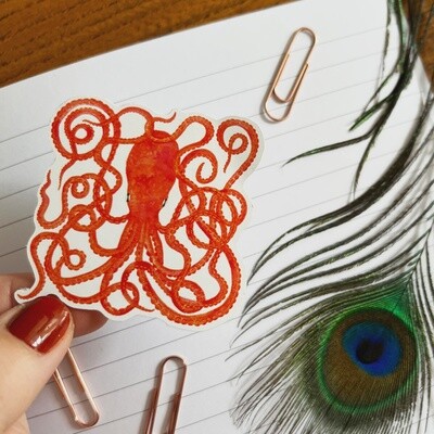 ST Curled Octopus Stickers (6)