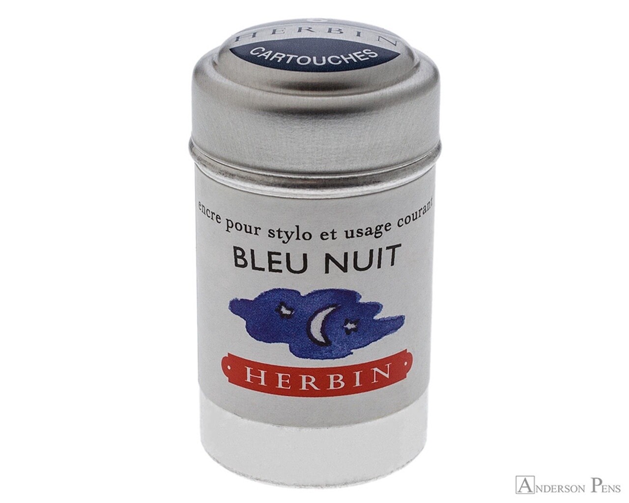 RE Herbin Cartridges Box 6 Bleu Nuit