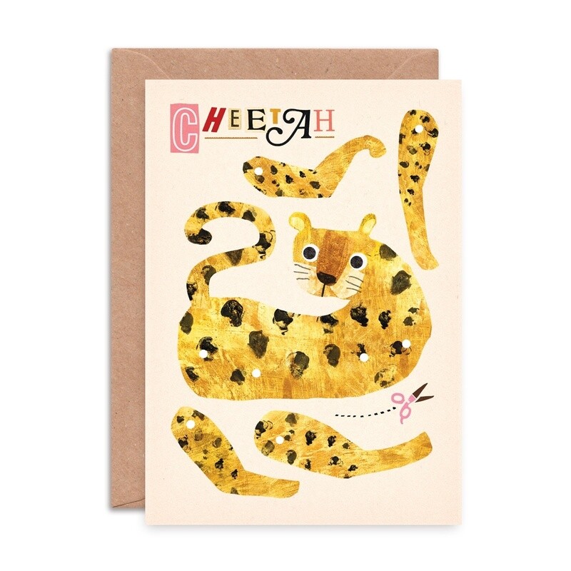 GC Cheetah Split Pin Puppet