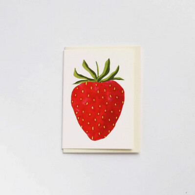 GC Little Strawberry Greetings Card