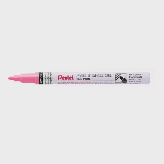 PE Pentel Metallic Paint Pen Pink (12)