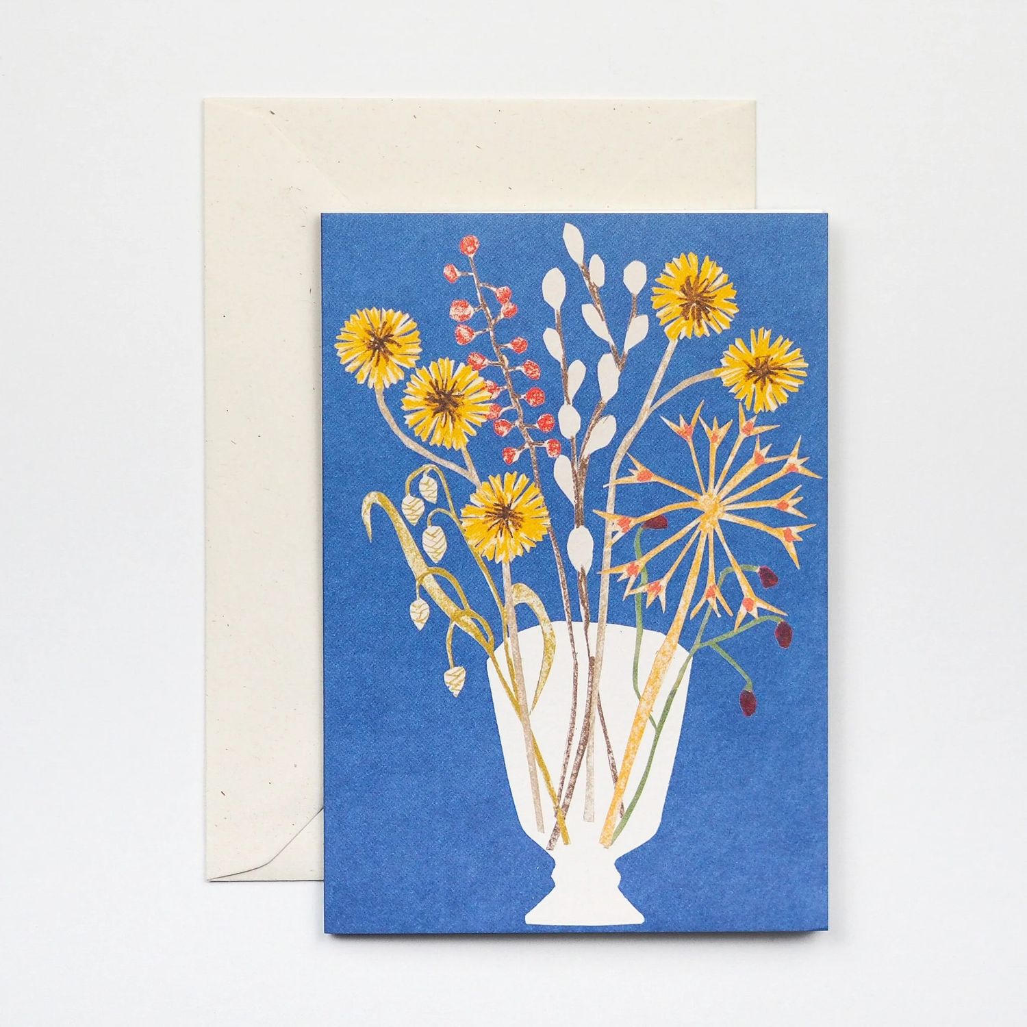 GC Glass Vase Greetings Card