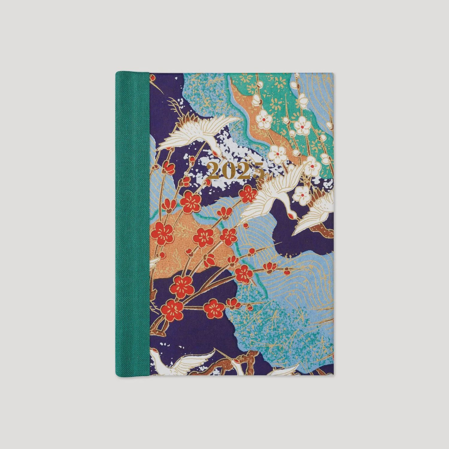 DI Esmie 2025 Weekly Cranes Collage / Blue, Book Size: Pocket