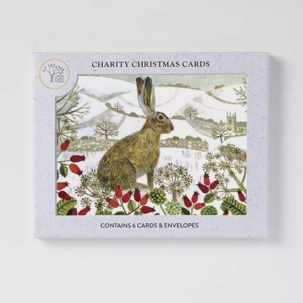 GCX AGBI CHRISTMAS CARD PACK – Hare in the Snow (3)