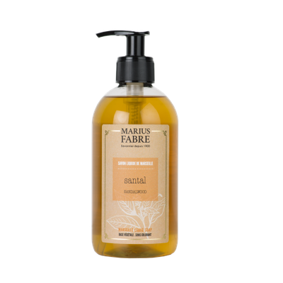 GF Marius Fabre Liquid Marseille Soap With Olive Oil 400ml - Sandalwood - Bien Etre