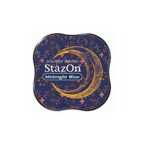 IK Midnight Blue Stazon Midi Ink Pad