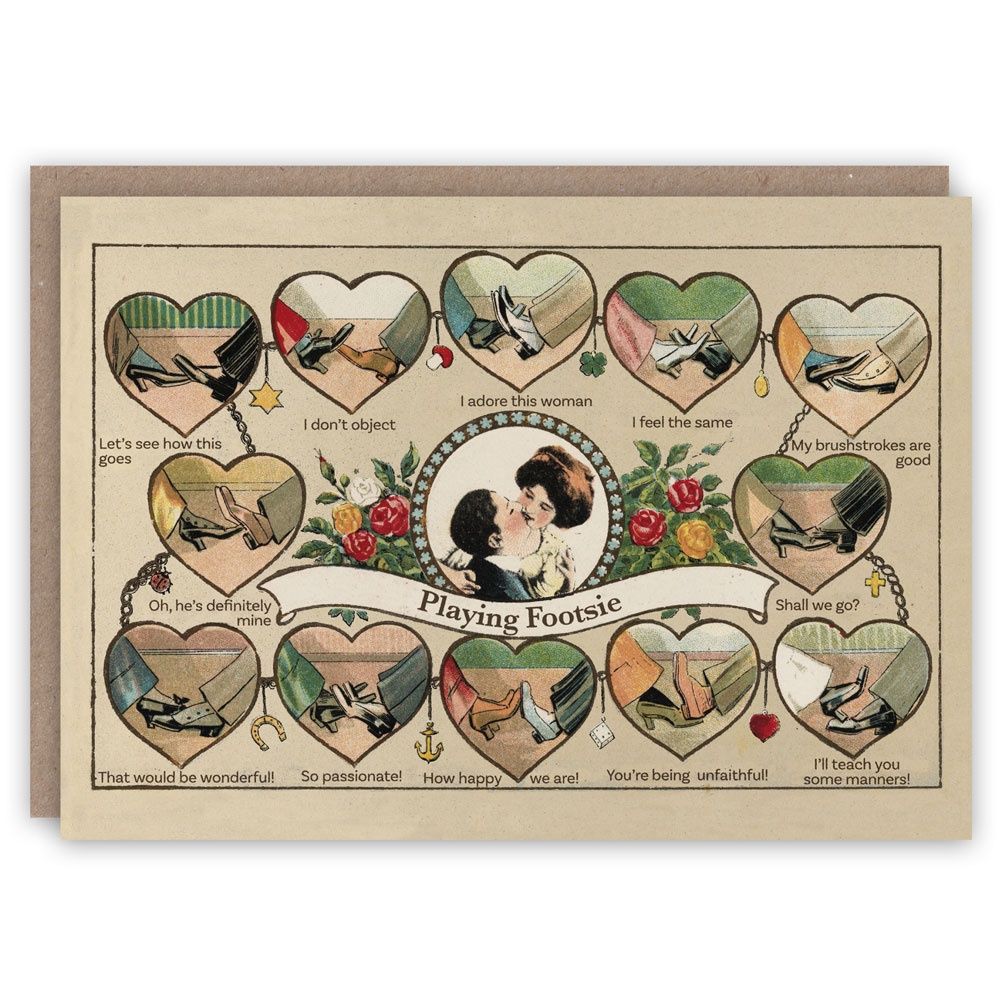 GC Footsie Greeting Card