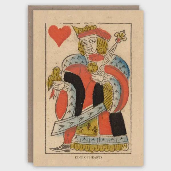 GC King of Hearts Greeting Card