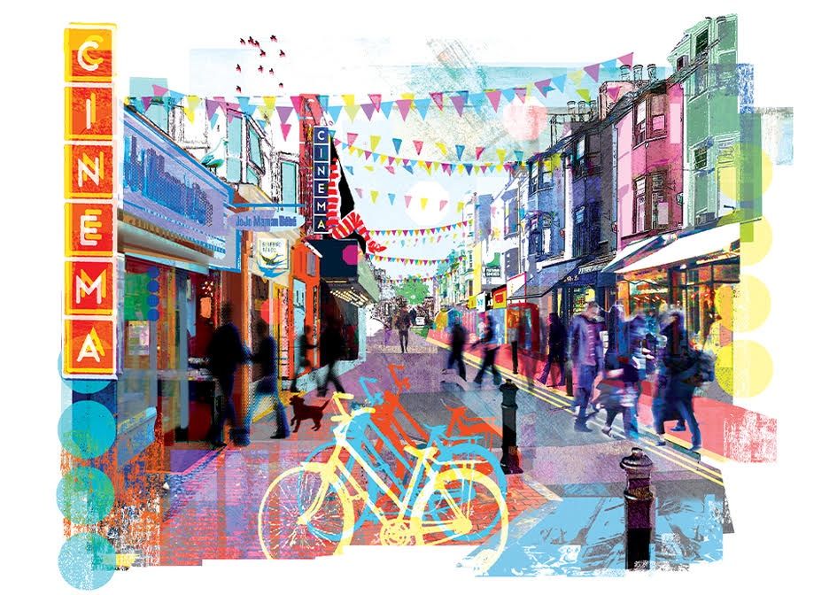 GC  Sarah Jones North LaineGreetings Card